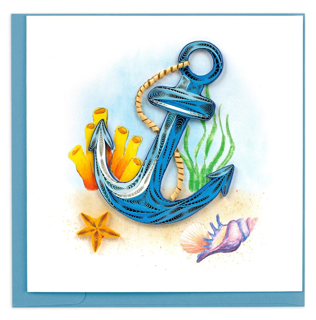 Anchor Quilling Card BL1465