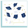 Congrats Grad Caps Quilling Card CG838
