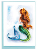 Mermaid Gift Enclosure Quilling Card GE592