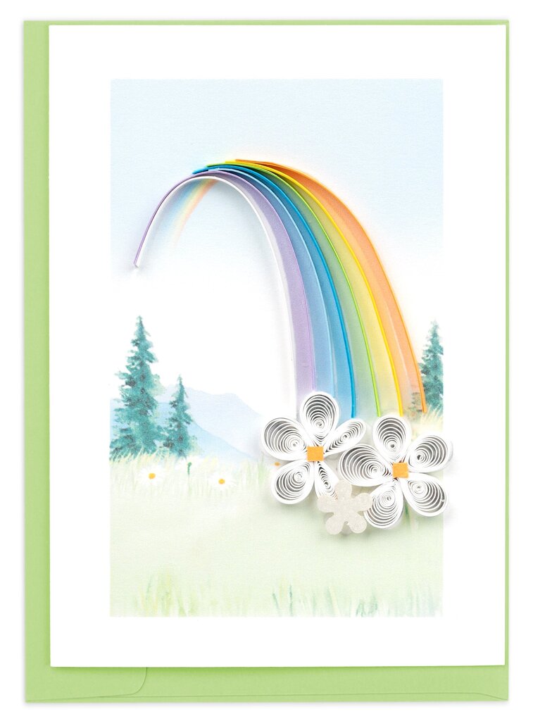 Rainbow Gift Enclosure Quilling Card GE587