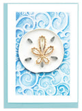Sand Dollar Gift Enclosure Quilling Card GE588