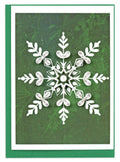 Snowflake on Pine Gift Enclosure Quilling Card GE5005