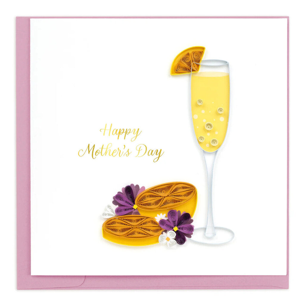 Mother's Day Mimosa Quilling Card SO752