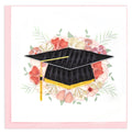 Floral Mortarboard Quilling Card CG823