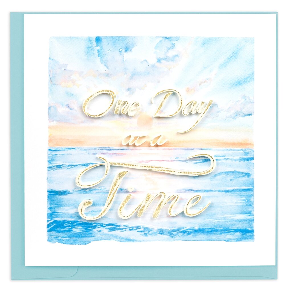 One Day At A Time Quilling Card BL1472