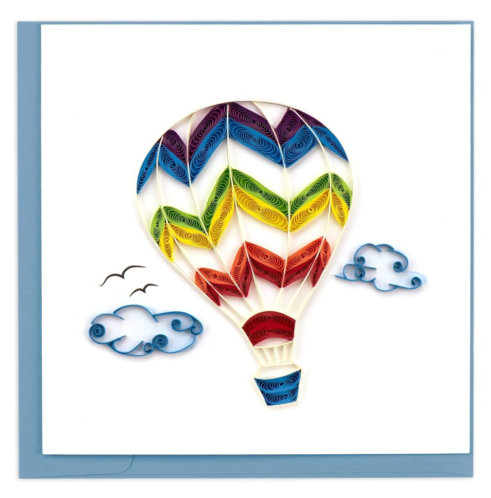 Hot Air Balloon Quilling Card BL1022