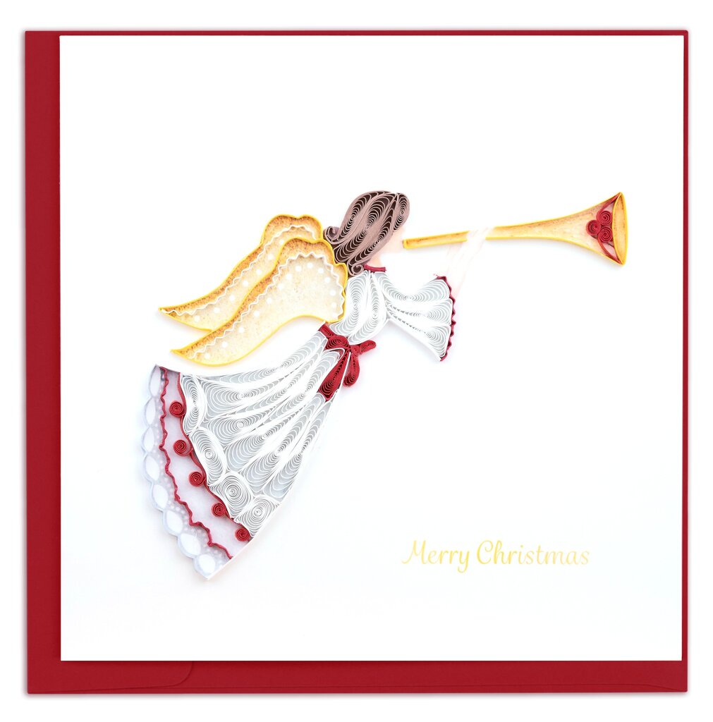 Christmas Angel Quilling Card HD6009