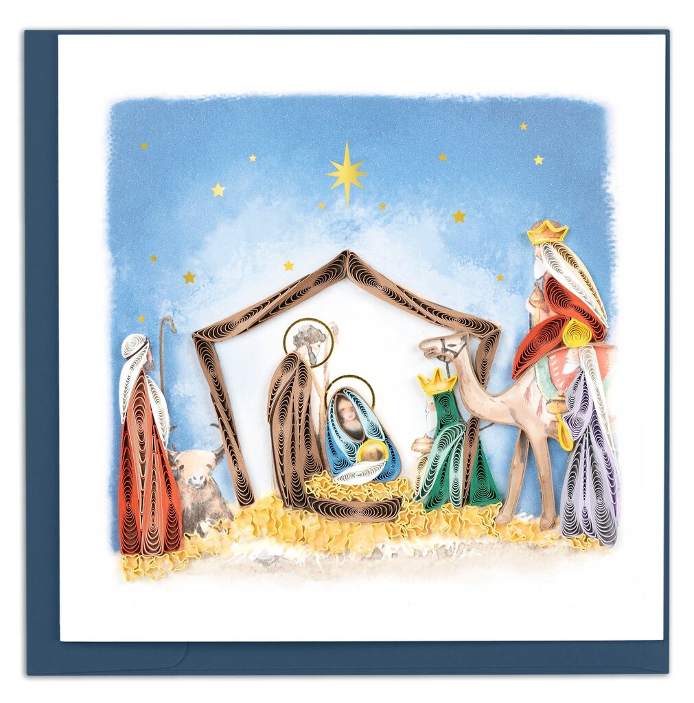 Nativity Scene Quilling Card HD6011