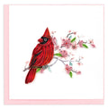 Cardinal & Cherry Blossom Quilling Card BL1436