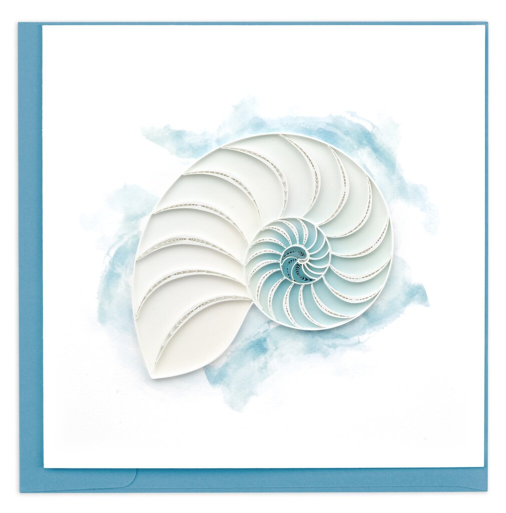 Abstract Nautilus Quilling Card BL1390
