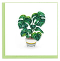 Monstera Quilling Card BL1396