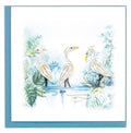 Three Herons Quilling Card BL1363