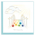 Rainbow Bridge Quilling Card SO750