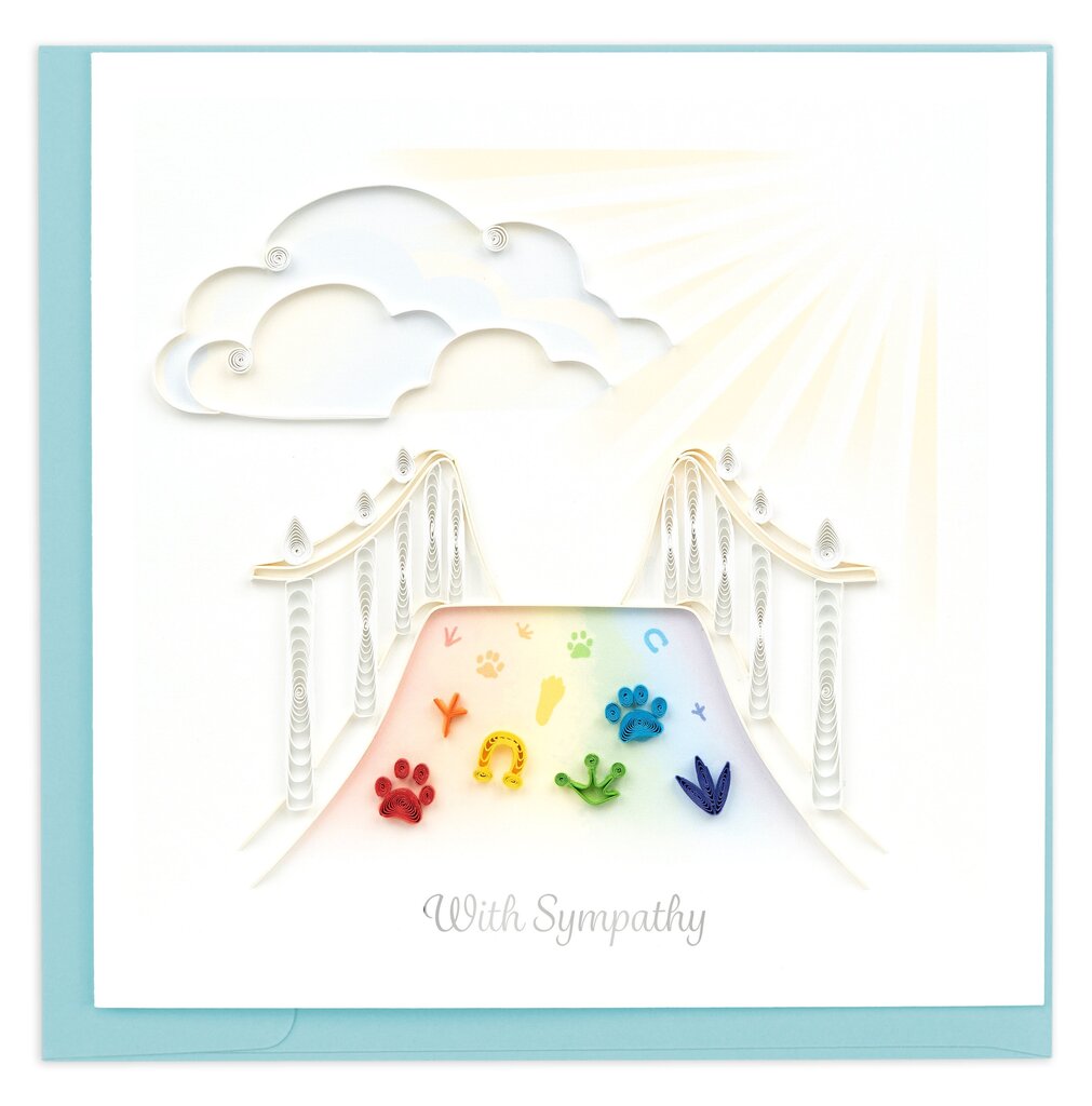 Rainbow Bridge Quilling Card SO750