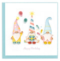 Birthday Gnomes Quilling Card BD179