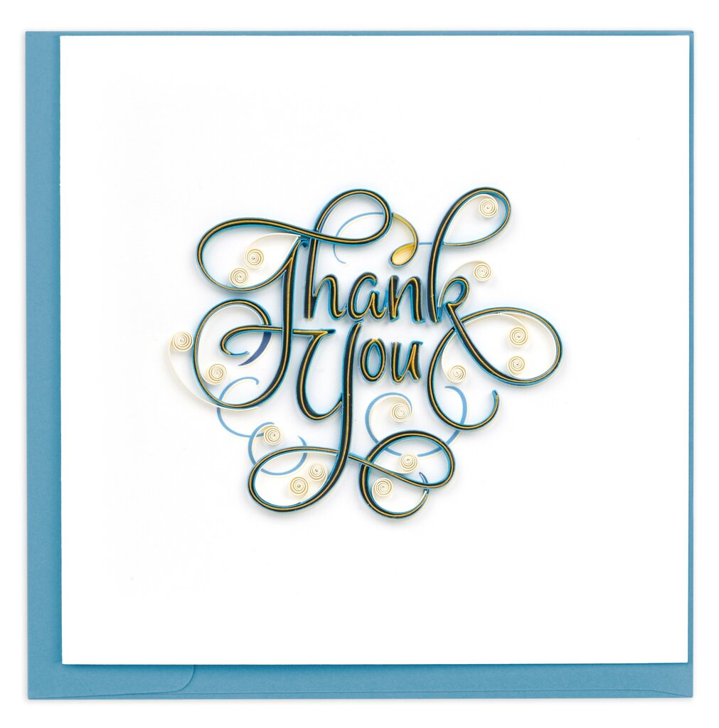 Thank You Quilling Card TY010