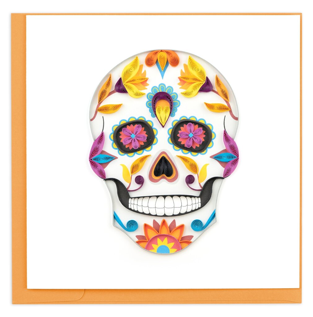 Sugar Skull Quilling Card HD624