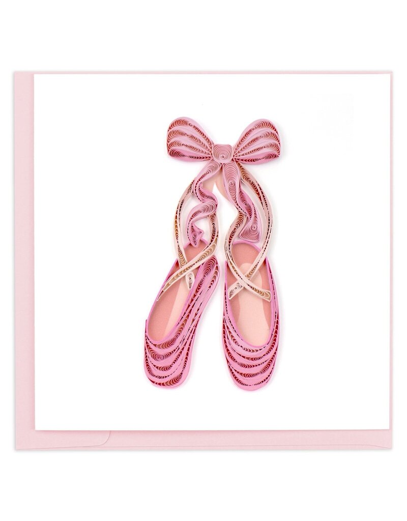 Ballet Slippers Quilling Card BL1307