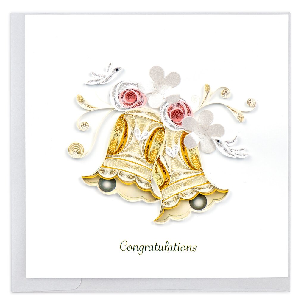 Wedding Bells Quilling Card LV245