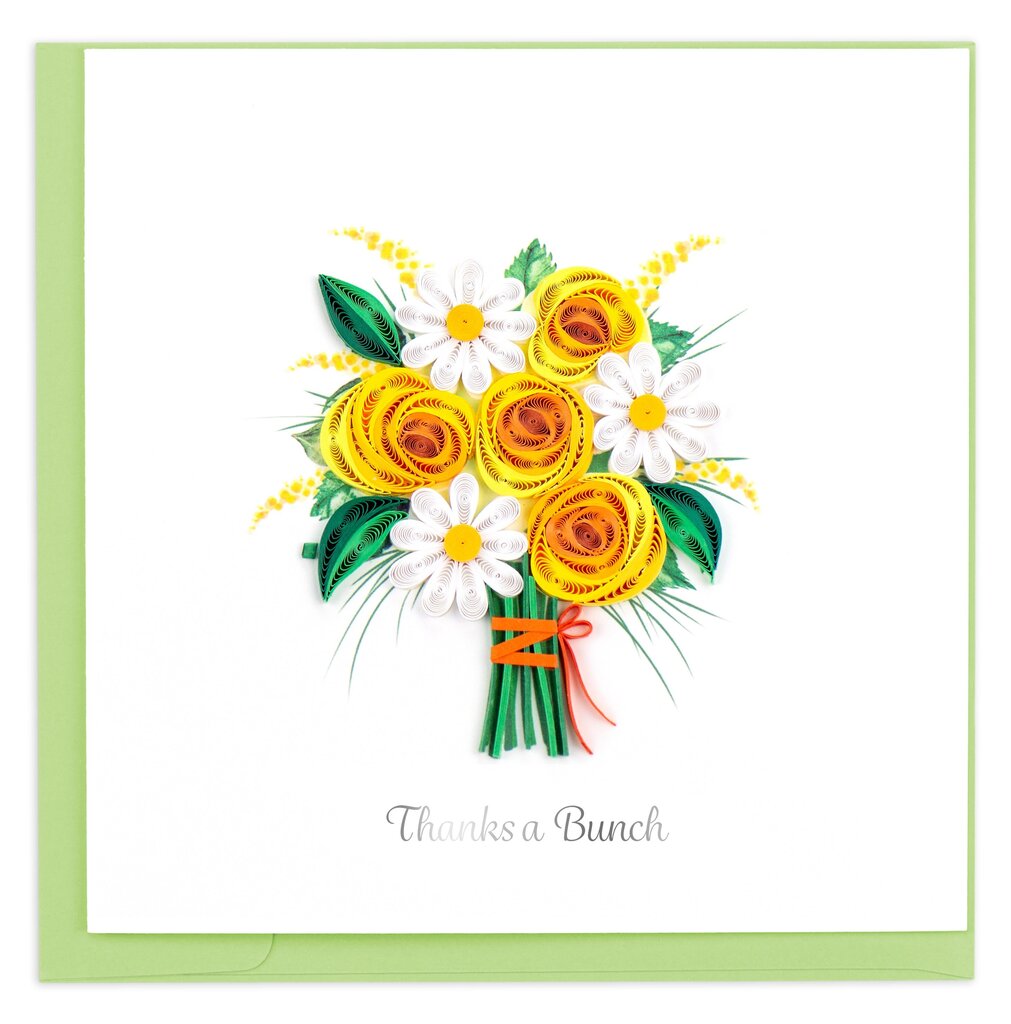 Thanks a Bunch Quilling Card TY009