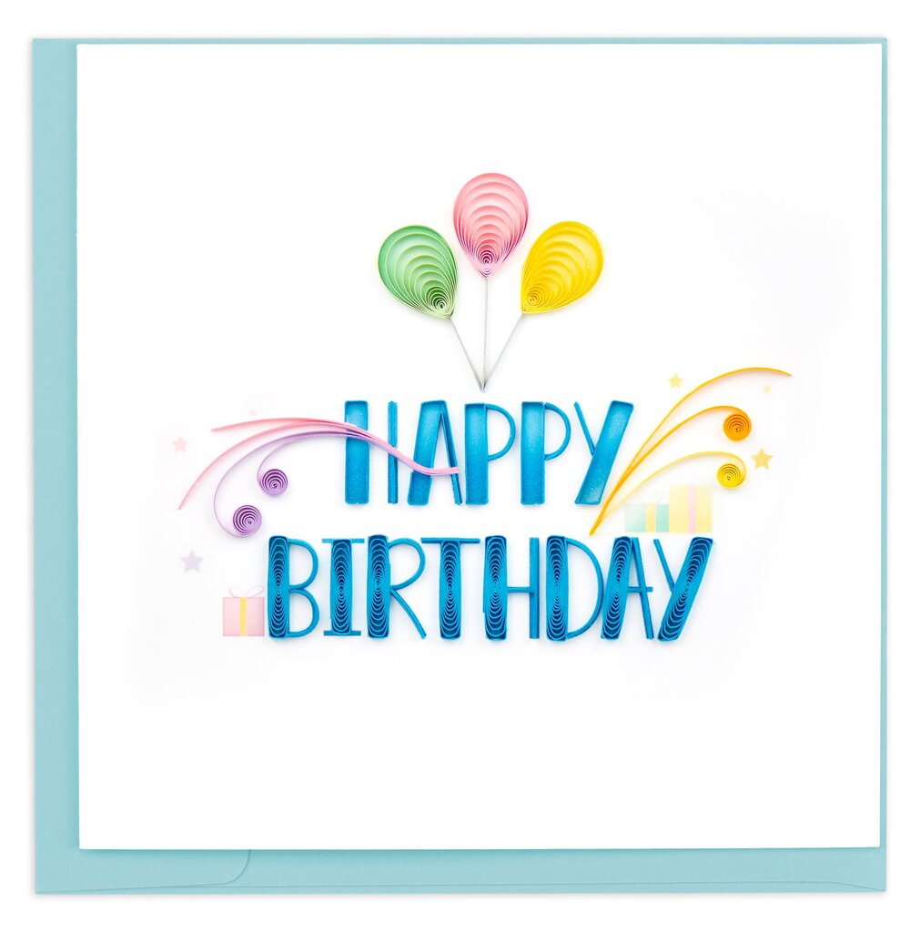 Nouveau Birthday Quilling Card BD171