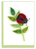 Ladybug Gift Enclosure Quilling Card GE510