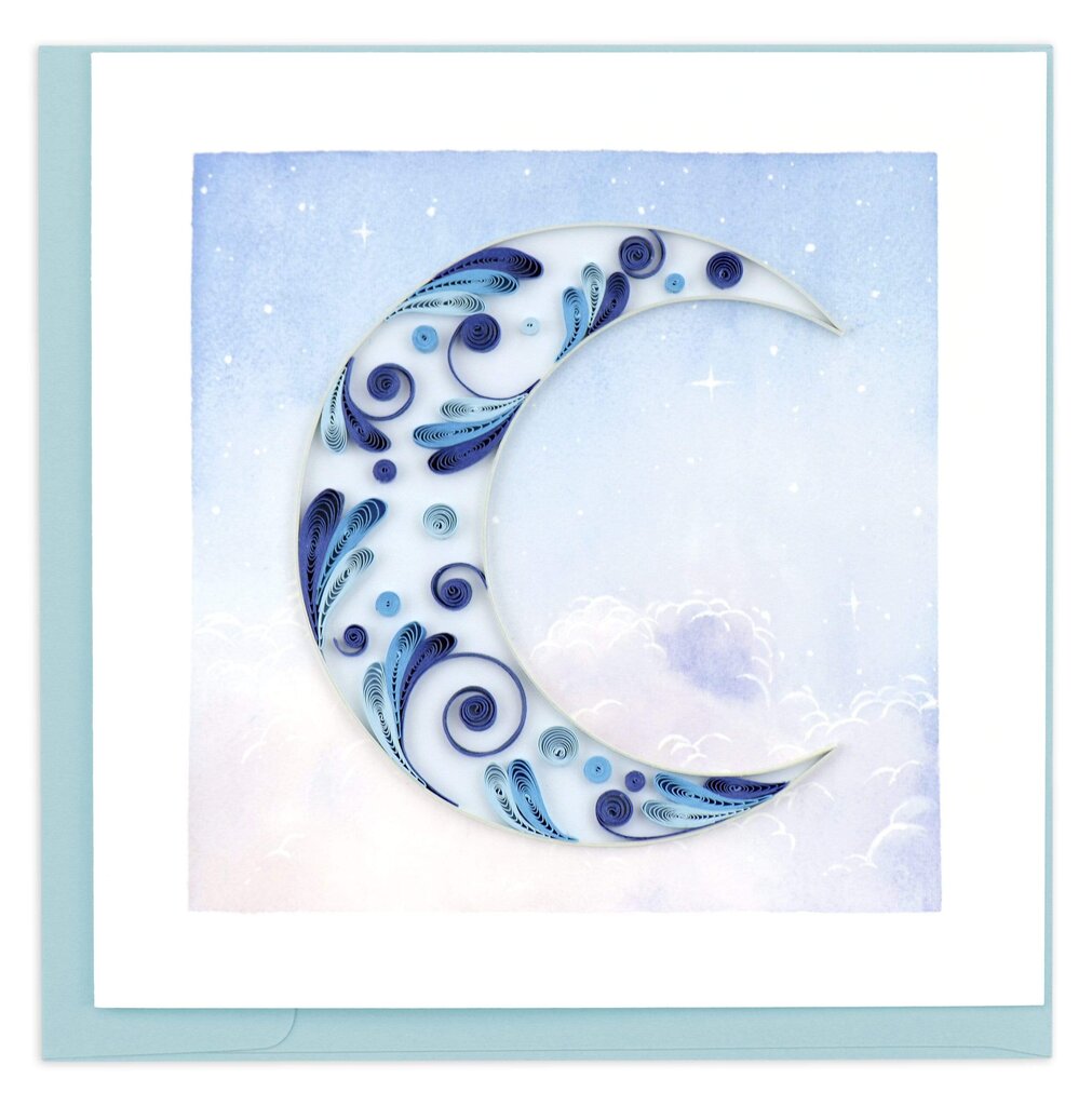 Crescent Moon Quilling Card BL1279