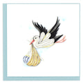 Special Delivery Stork Quilling Card CG819