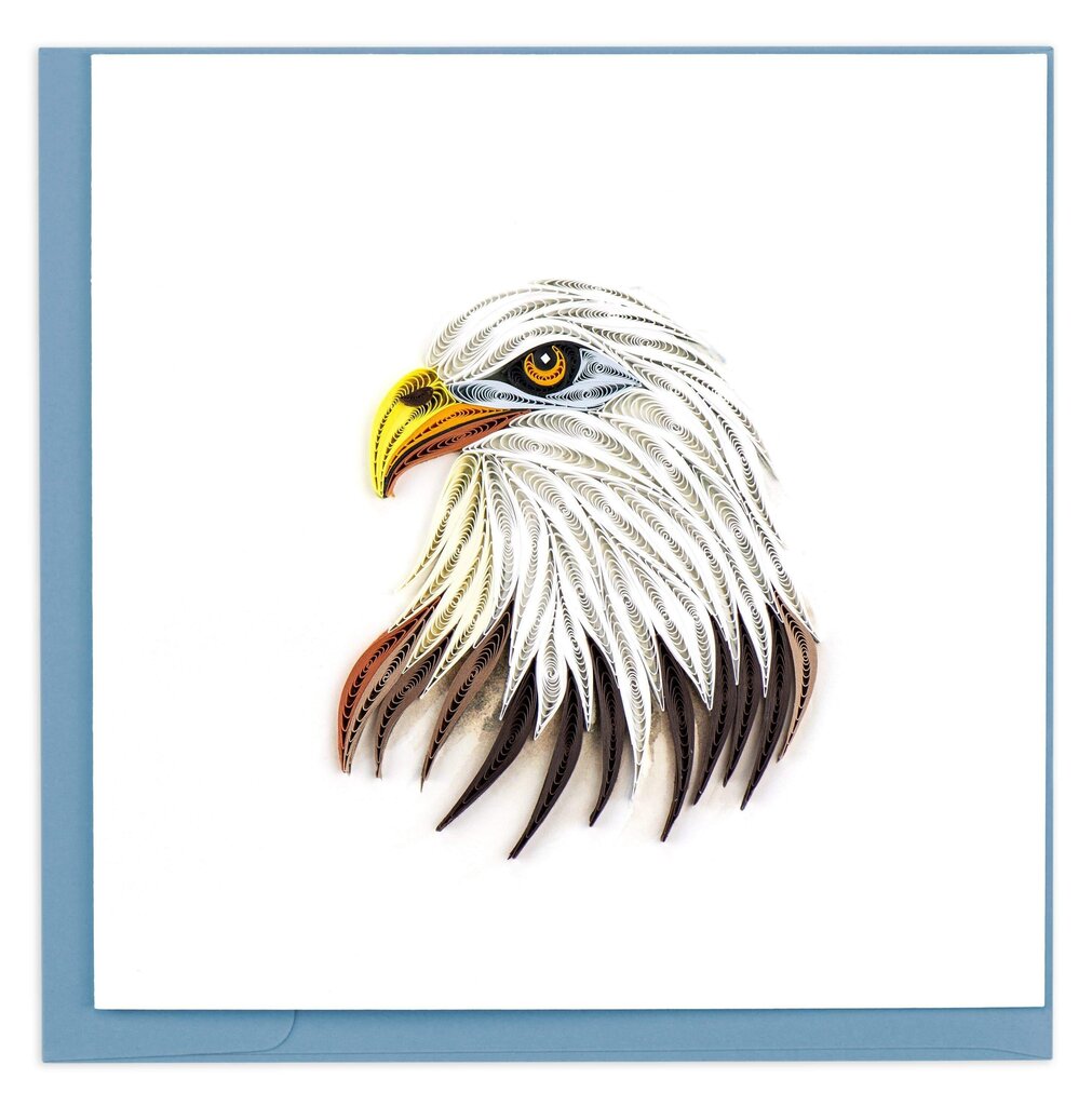 Bald Eagle Quilling Card BL1234