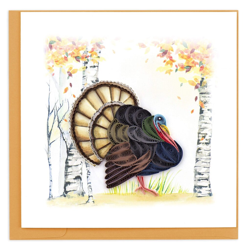 Wild Turkey Quilling Card BL1200