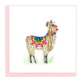 Llama Quilling Card BL1180
