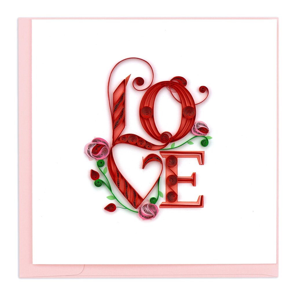 Love Quilling Card LV200