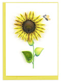 Sunflower Gift Enclosure Quilling Card GE523