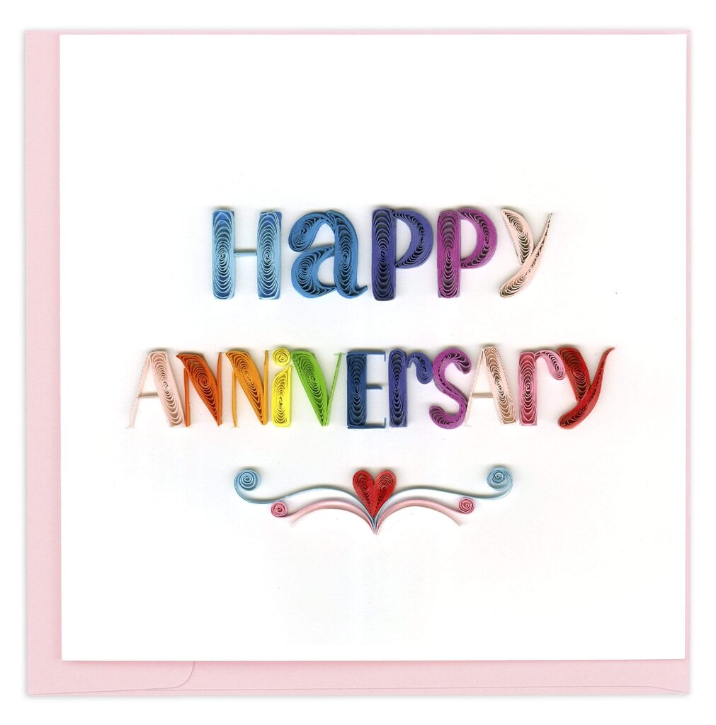Happy Anniversary Quilling Card LV213