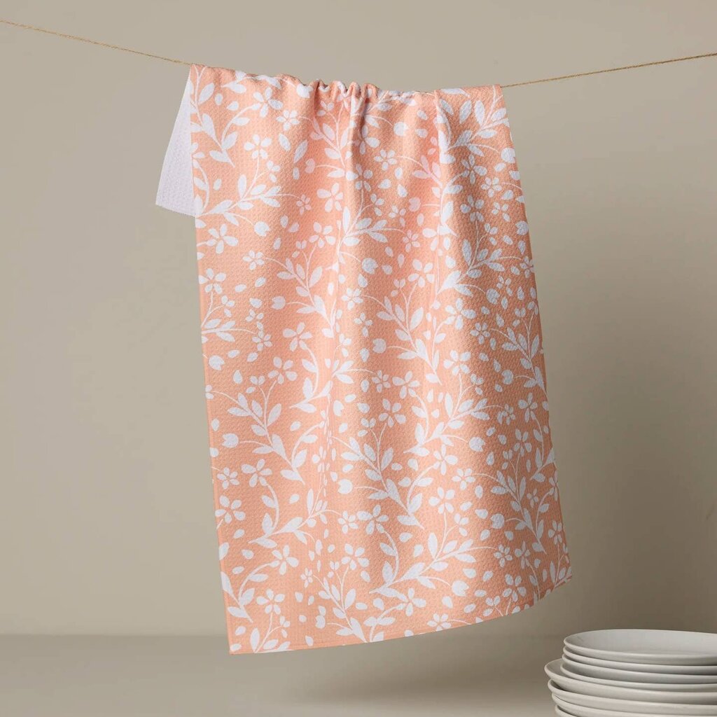 Quiet Radiance Geometry Tea Towel