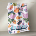 Greetings From New Hampshire Geometry Tea Towel