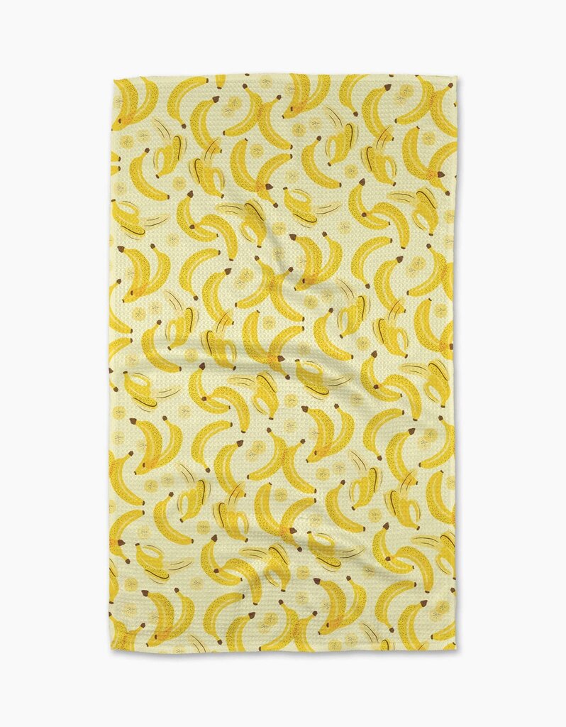 A Bunch Of Bananas Geometry Tea Towel