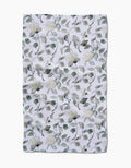 Spring Floral Blossoms Geometry Tea Towel
