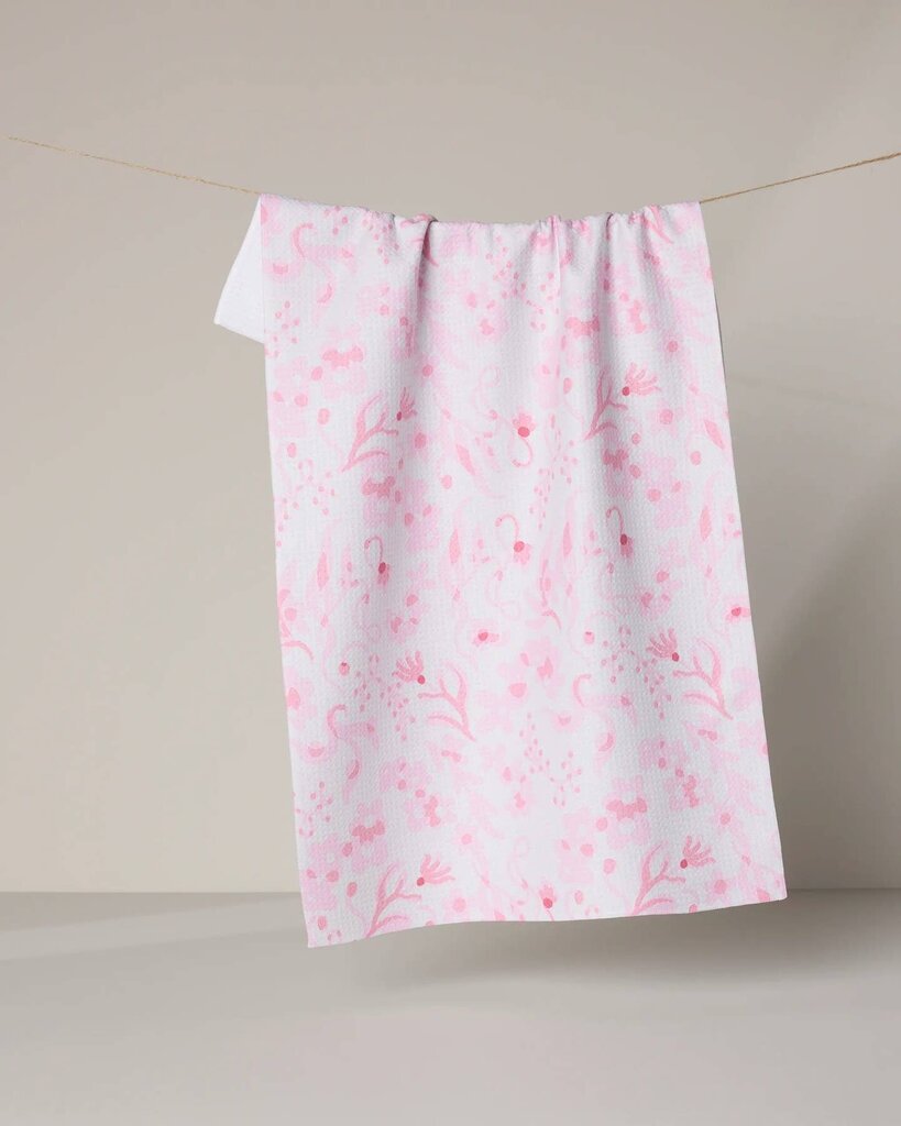 Sweets and Florals Geometry Tea Towel