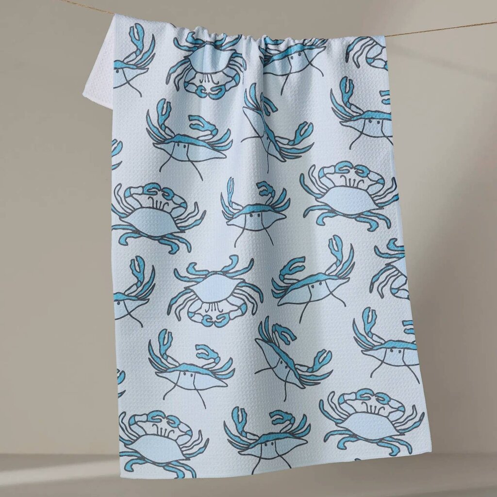 Coastal Crew Geometry Tea Towel