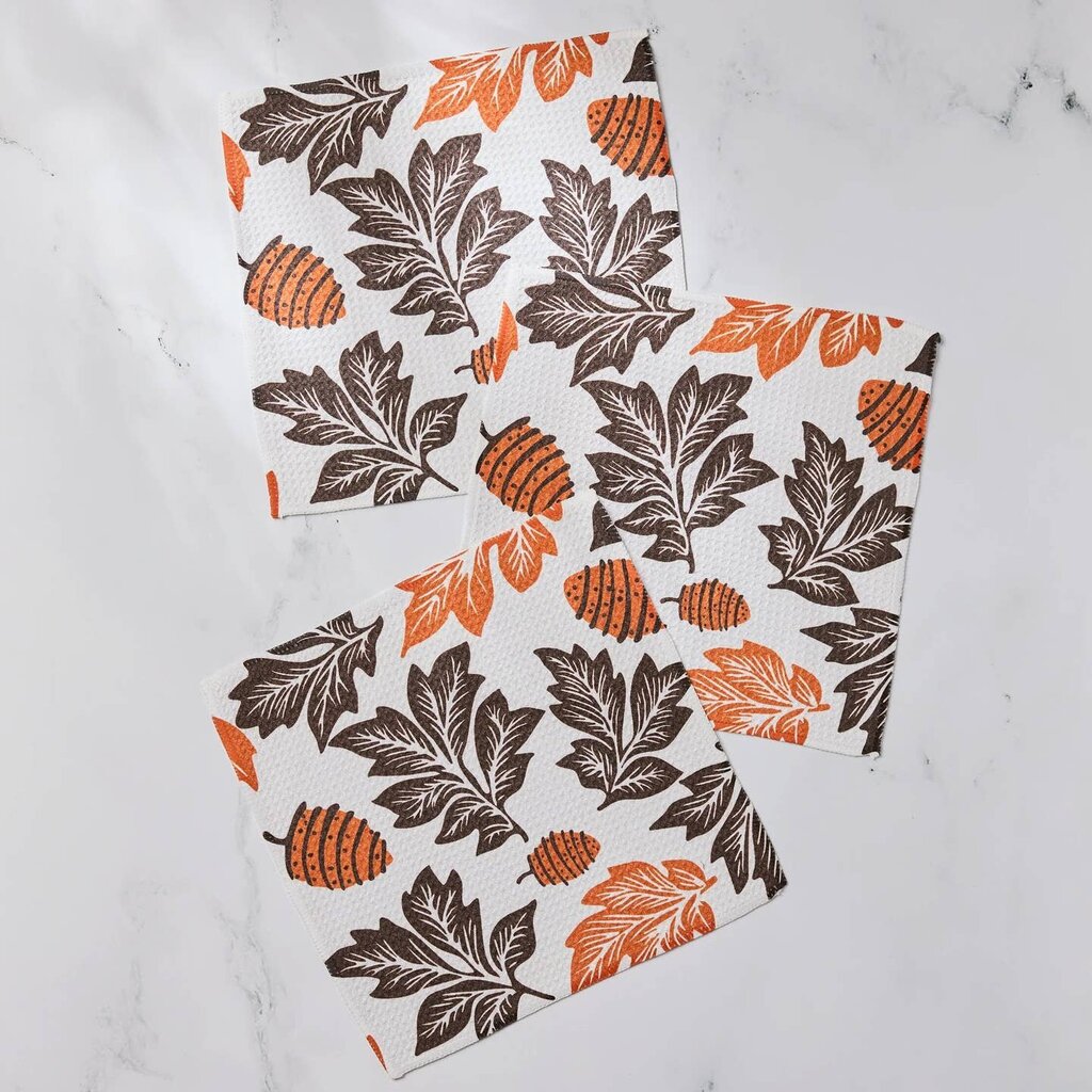Woodland Waltz Geometry Dishcloth Set