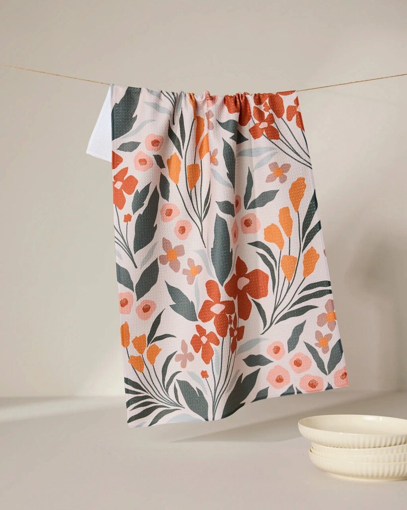 Fallowers Geometry Tea Towel