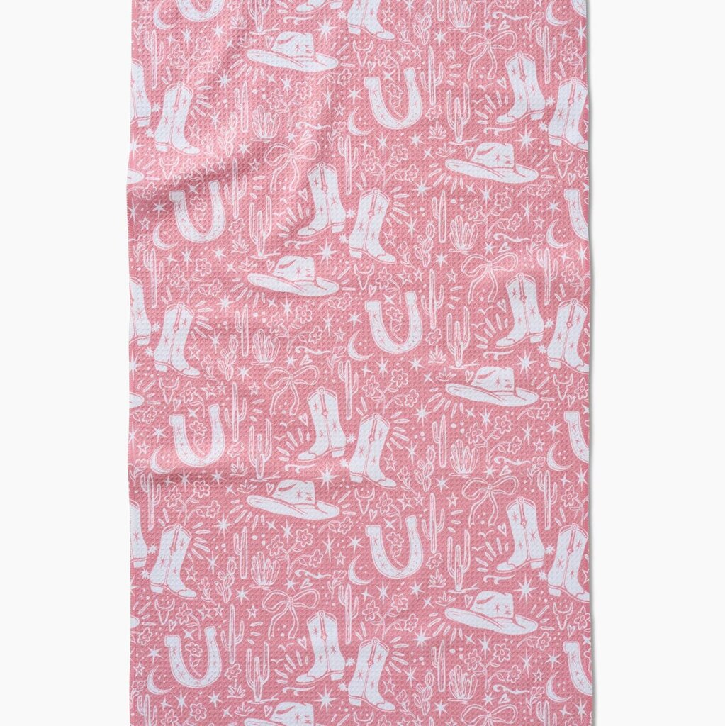 Cowgirl Chic Geometry Tea Towel