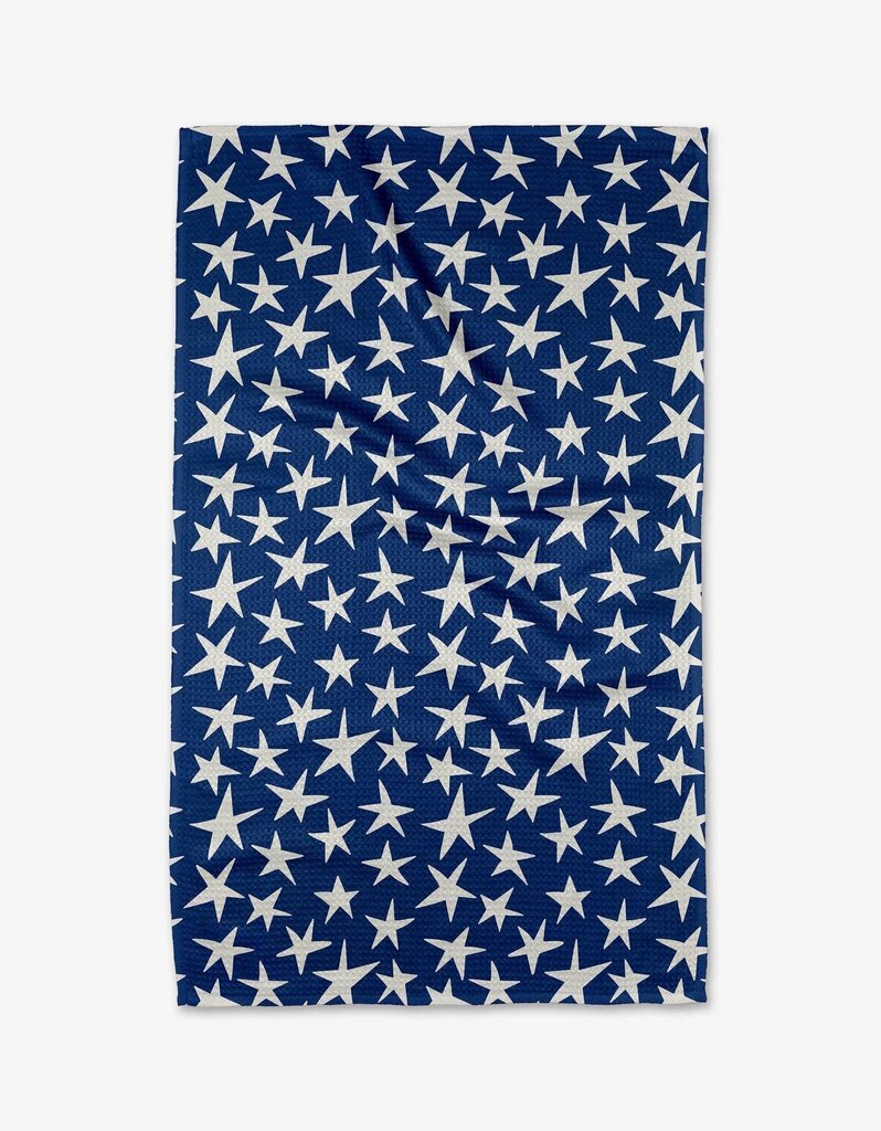 USA Stars Geometry Tea Towel