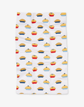 Patriotic Pie Geometry Tea Towel