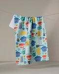 Juicebox Retro Geometry Tea Towel