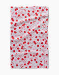 Cute Cherry Geometry Tea Towel