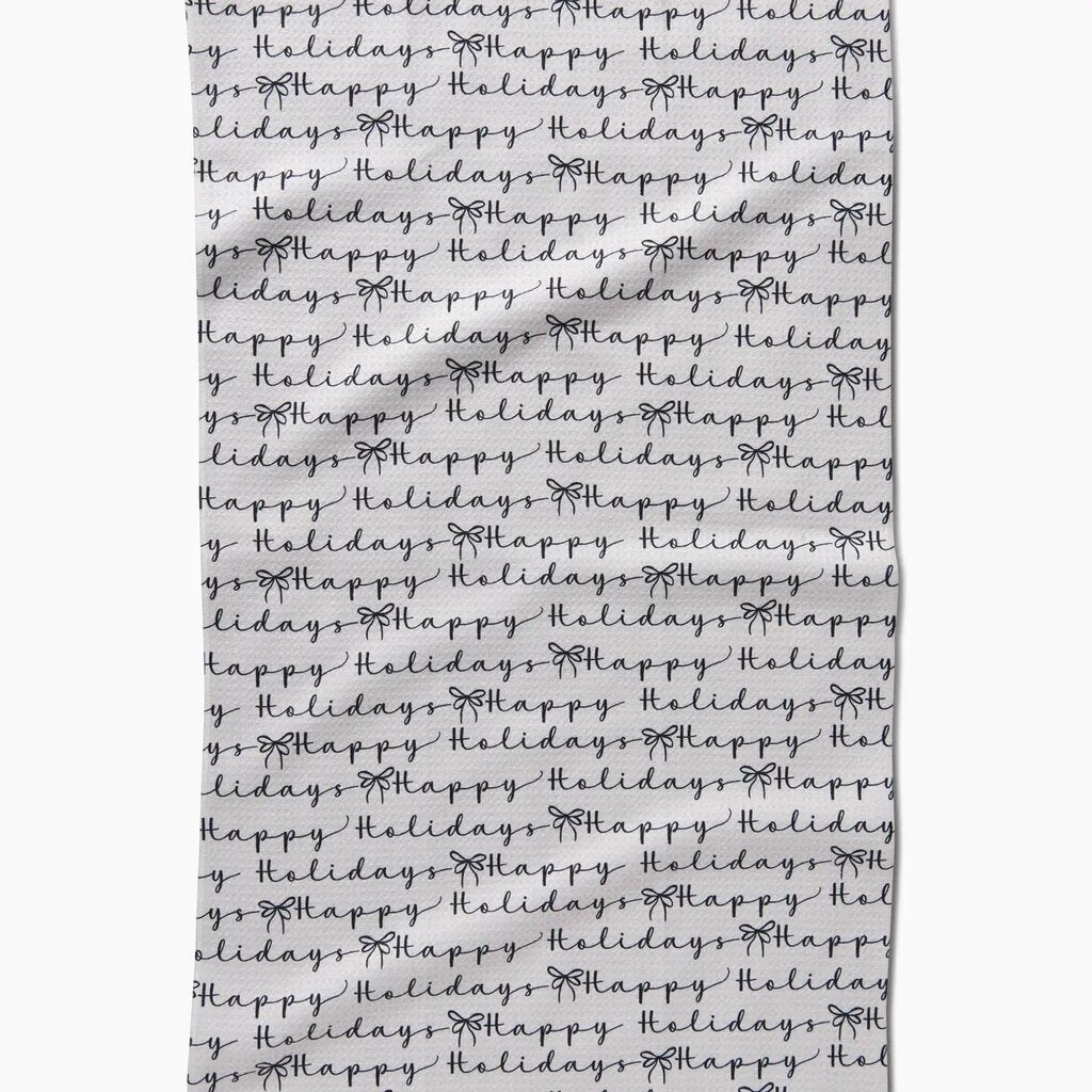 Coquette Holidays Geometry Tea Towel