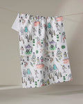 Take A Hike Geometry Tea Towel