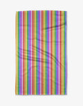 Rainbow Harmony Geometry Tea Towel